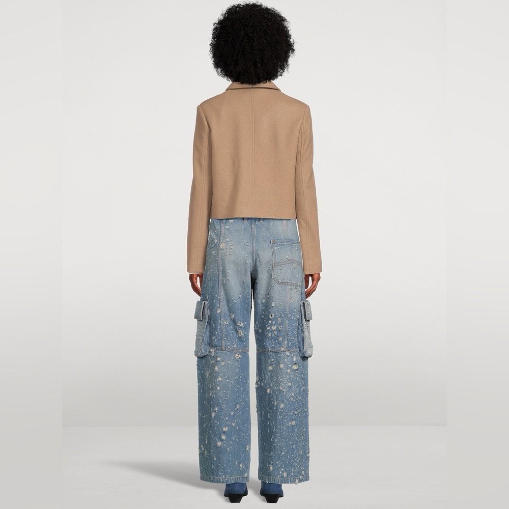 Acne Studios Cropped Wool Jacket - Picture 9 of 10